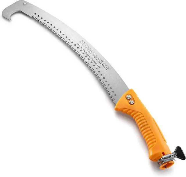 Main image of Pruning Manual Hand Saw // Hand Held or with Extension Manual Pole Saw for Tree Trimming // Fits All Extension Poles with Standard US Acme Thread // Tree Limb Hand Saw (Pole Sold Separately)