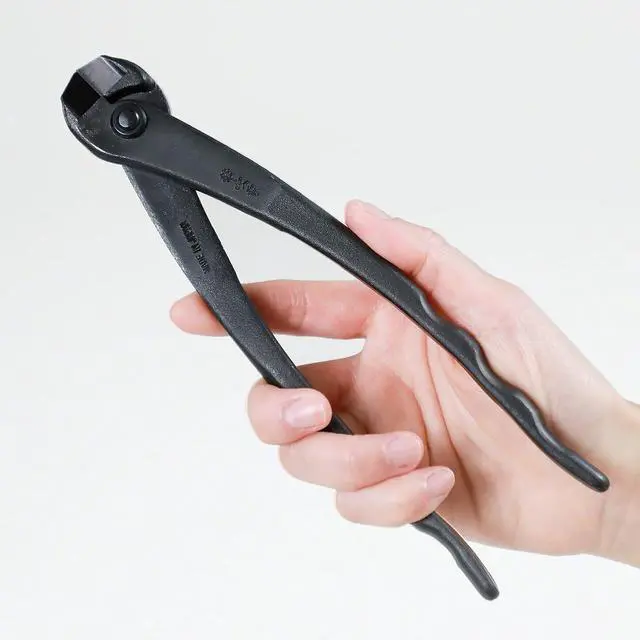 Alt view image 6 of 7 - Wazakura Hanafubuki Hand Forged Bonsai Tree Wire Cutter MADE IN JAPAN 7.7inch (195mm), Japanese Garden Tool, Rounded Ends - Black
