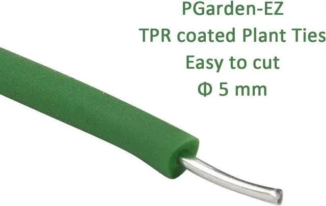 Alt view image 3 of 7 - Soft Twist Tie Garden Plant Ties for Vines Tomatoes Heavy Duty Thick Soft Ties 5 mm (250 feet)