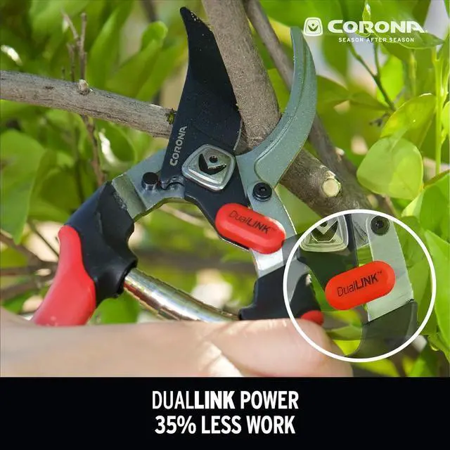 Alt view image 3 of 6 - Corona BP 4314D Dual Link Bypass Pruner With Comfort Gel Grips, 3/4 Inch,Red