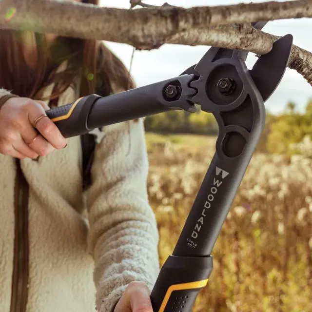 Alt view image 5 of 7 - Woodland Tools Co. Lightweight 16" Duralight Anvil Lopper - Gardening Tool for Cutting Dead and Dry Growth with Optimized Gear Design