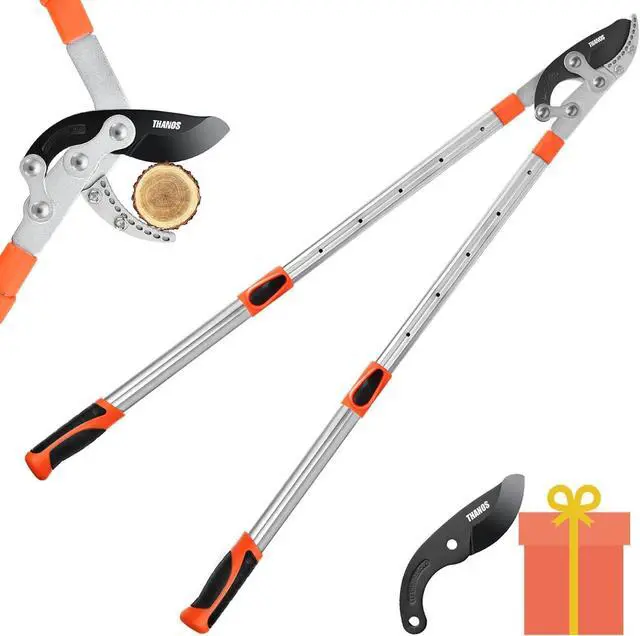 Main image of THANOS B1102 Extendable Anvil Loppers Tree Trimmer with Compound Action,Chops Thick Branch Ease,27-41''Telescopic Heavy Duty Branch Cutter,2 inch Clean Cut Capacity