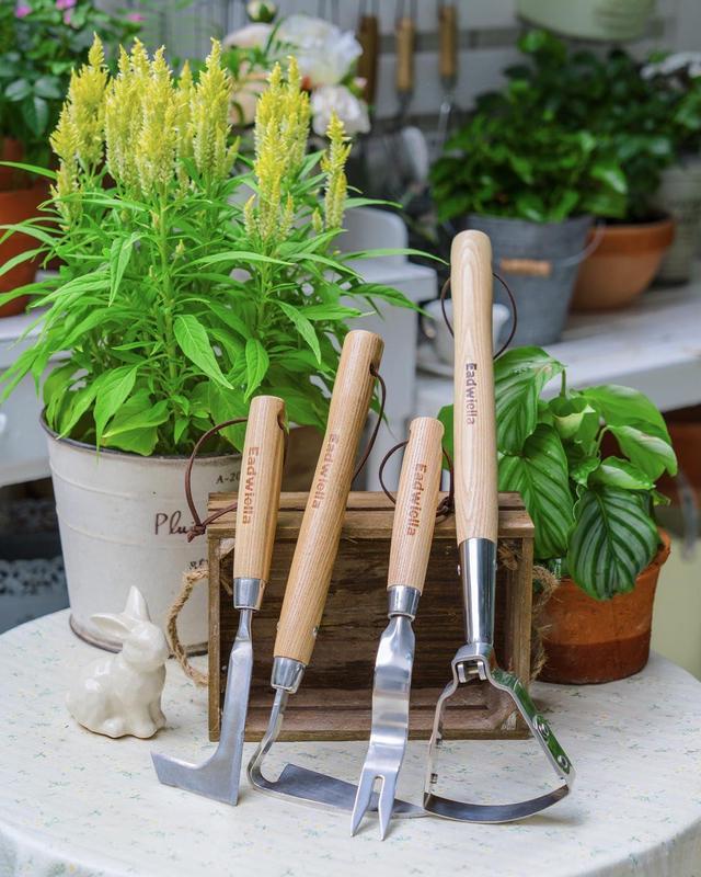 Alt view image 2 of 7 - Crack Weeder Crevice Weeding Tool for in Between Pavers Weed Removal Tool for Sidewalk Deck Paver Crack Weed Remover Cleaning Tool for Weeding Between Pavers Hand Weed Removal Hook