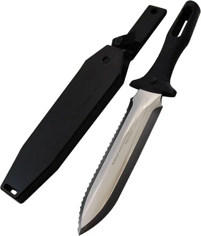 Alt view image 5 of 7 - NJP801 Yamagatana S Hori Weeding & Digging Knife HRC58 Hardened Japanese Stainless Steel, 7.25-Inch Blade 5.5-Inch Ergonomic Plastic Handle
