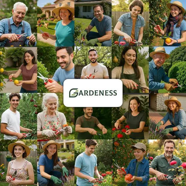 Alt view image 2 of 7 - Gardeness Pruning Shear Straight Pruning Snip 2PCS Stainless Steel Florist Scissors, Multi-Tasking Precision Hand Pruner Herb Snips Flower Clippers Bonsai Trimmers Ergonomic Handle Garden shear