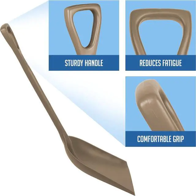 Alt view image 5 of 7 - Remco 698266 Shovel,One-Piece,14",PP,Brown