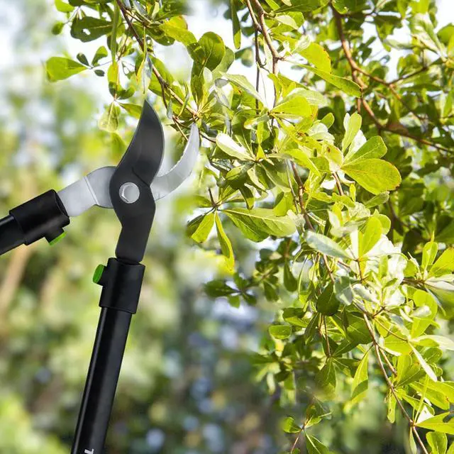 Alt view image 7 of 7 - 28" Garden Bypass Lopper with Steel Blade, Tree Trimmer Branch Cutter for 1.5 Cutting Capacity