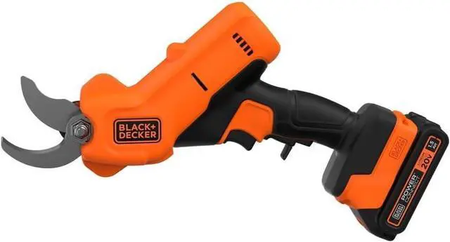 Alt view image 3 of 6 - BLACK+DECKER 20V MAX* Cordless Pruner Kit, Power Pruning Shears, Battery and Charger Included (BCPR320C1)