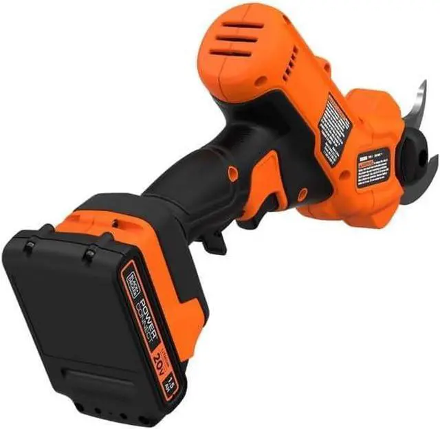 Alt view image 5 of 6 - BLACK+DECKER 20V MAX* Cordless Pruner Kit, Power Pruning Shears, Battery and Charger Included (BCPR320C1)