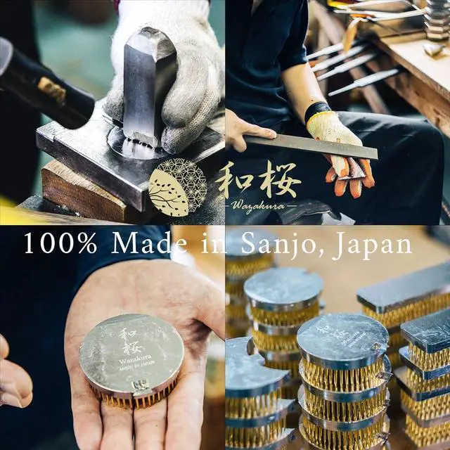 Alt view image 7 of 7 - Wazakura Rose Thorn Stripper Tool, 100% Made in Japan 4.2 in (107mm) with Finger Rest, Metal Leaf Thorn Remover Tool, Portable Flower Stem Cutter, Iron Floral Shredder for Florist