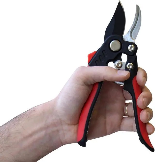 Main image of TABOR TOOLS S851A Bypass Hand Pruner with Compound Action, Makes Clean Cuts. Professional Sharp Secateurs, Pruning Shears, Garden Shears, Clippers for the Garden.