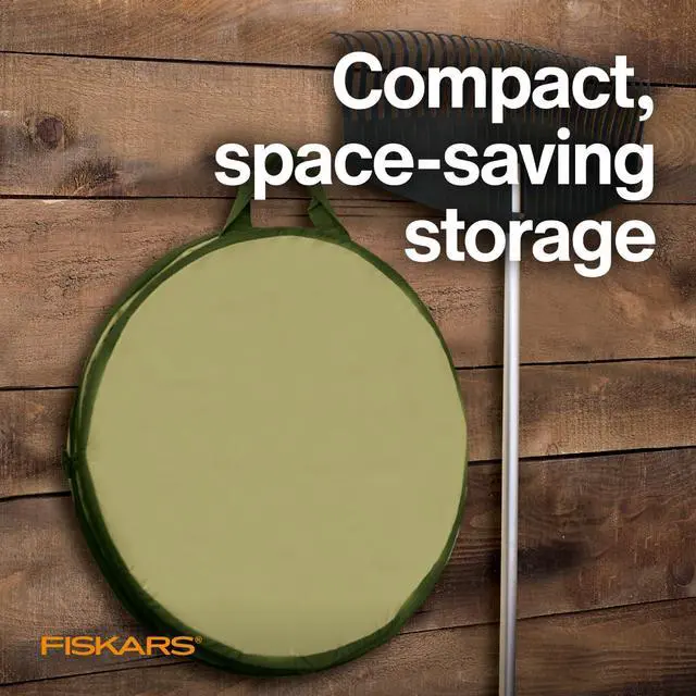 Alt view image 6 of 7 - Fiskars Kangaroo Collapsible Garden Bag for Yard Waste, 10 Gallon Reusable Container for Lawn Care and Gardening