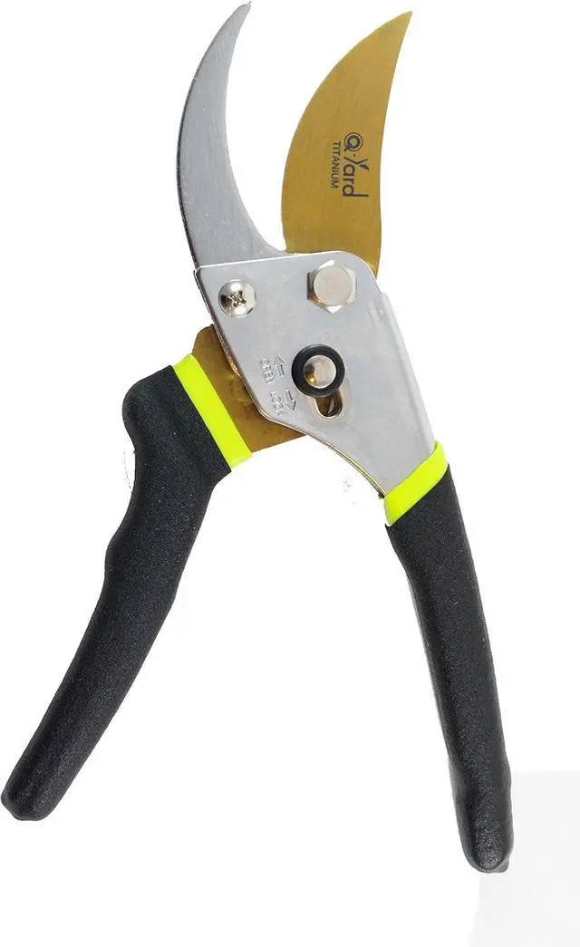 Alt view image 2 of 7 - QY-731L Traditional Bypass Pruning 8.5" Titanium Blade- Handheld Gardening Tools Shears