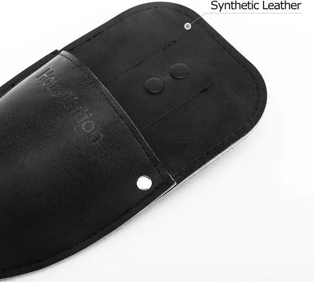 Alt view image 4 of 7 - Garden Pruner Sheath, Pruner Holster, Premium PU Leather Holster Protective Case Cover Scabbard for Gardening Pruning Shears Scissor - Black