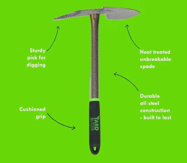 Alt view image 3 of 5 - Yard Butler Terra Planter - Garden Trowel Hand Tool - Hand Shovel for Gardening & Lawn Care - Dual Action Gardening Hand Tool - Durable Gardening Accessory