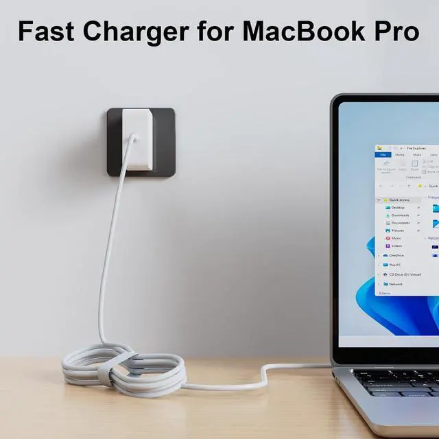 Alt view image 7 of 7 - A1278 2010 2011 MacBook Pro Charger, for MacBook Pro 13 Inch Display AC 60W M2 L-Tip Connector,Compatible with Mac Book(2009 2010 2011) Old Mac Book Pro Power Adapter