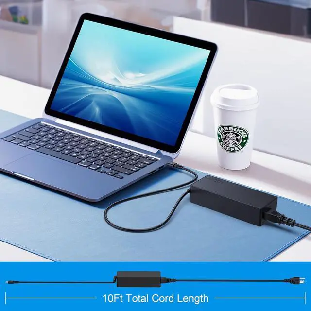 Alt view image 5 of 7 - USB C Laptop Charger 100W USB C Charger Universal Fast Charger Replacement for Lenovo MacBook Pro, MacBook Air,HP,Asus,Acer,MSI,Dell Type C AC Adapters Compatible with 90W 65W 45W PD 3.0 Power Cord