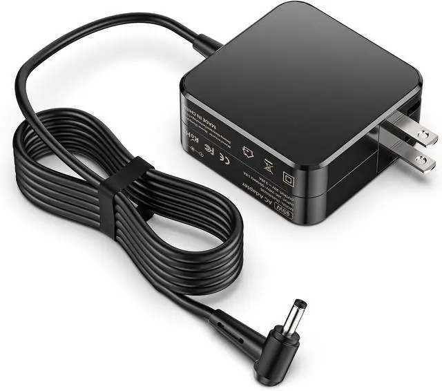 Main image of 65W 20V AC Laptop Charger Compatible with Lenovo IdeaPad 1 3 Flex 5 14 15 S340 S145 100s 110 310 320 330 330s 510 510s Lenovo Yoga 310 510 330 530 710 Power Adapter Supply