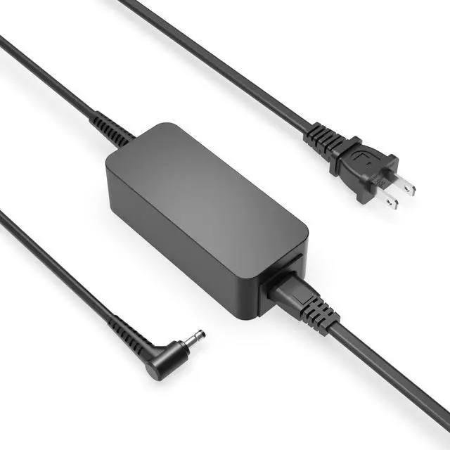 Main image of Charger Fit for Lenovo Chromebook N22/N23/N42/N22 Winbook/N22-20 Touch/N42-20/N42-20T Laptop & More Models (UL Listed Safety)-10ft Long Cable, Lightweight Design, Round Tip, 45W
