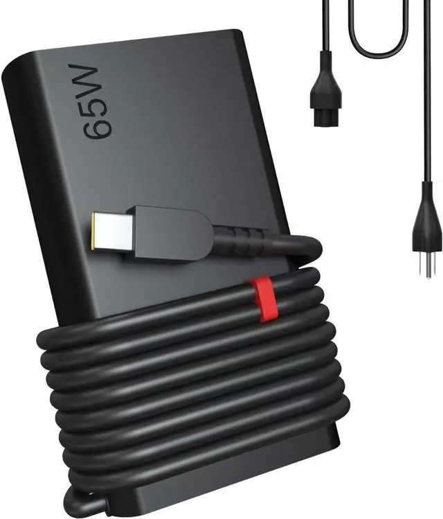 Main image of 2025 New Slim 65W USB C Laptop Charger for Lenovo ThinkPad T14 T15 T16 X1 T480 Charger T470 T470s T480s T490 T490s T495 T570 T580 T590 E580 E585 E490 E590 L480 L580 X270 X380 X390 X395,Yoga,Chromebook