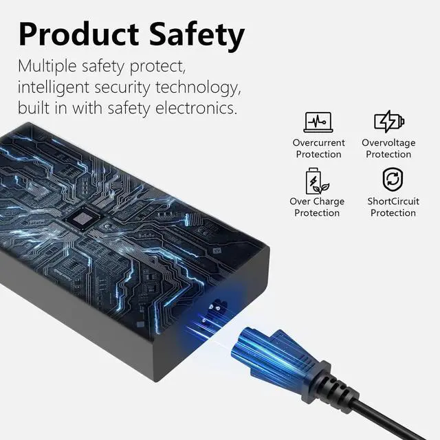 Alt view image 4 of 7 - 135W AC Charger Compatible with Acer Nitro 5 Series Laptop Charger