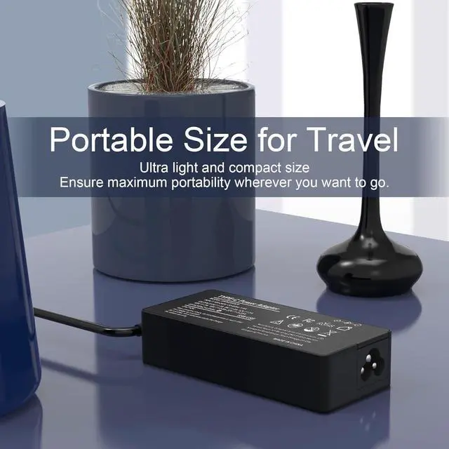 Alt view image 5 of 6 - USB C Laptop Charger 65w 45w for dell hp Lenovo Asus Acer Razer Blade Stealth MacBook Samsung Chrombook Charger Fast Charging Type C AC Adapter Power Cord Supply