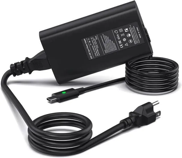 Main image of 65W USB C Laptop Charger Dell, Computer Power Adapter Replacement for Dell Latitude 5420 5520 Series Dell XPS 12 9250, XPS 13 9350 LA65NM170 2YKOF Dell Type C Ac Adapter Power Cord