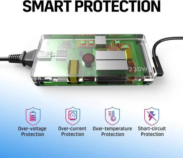 Alt view image 6 of 7 - 230W 20V 11.5A Laptop Charger Replacement for Lenovo Legion 5 7 5P C7 S7 Y740 Y730 Y545 Y540 Y900 Y910 Y920 Y7000, Thinkpad P1 P16 P72, ADL230NLC3A ADL230SCC3A ADL230NDC3A 02DL144 AC Power Adapter