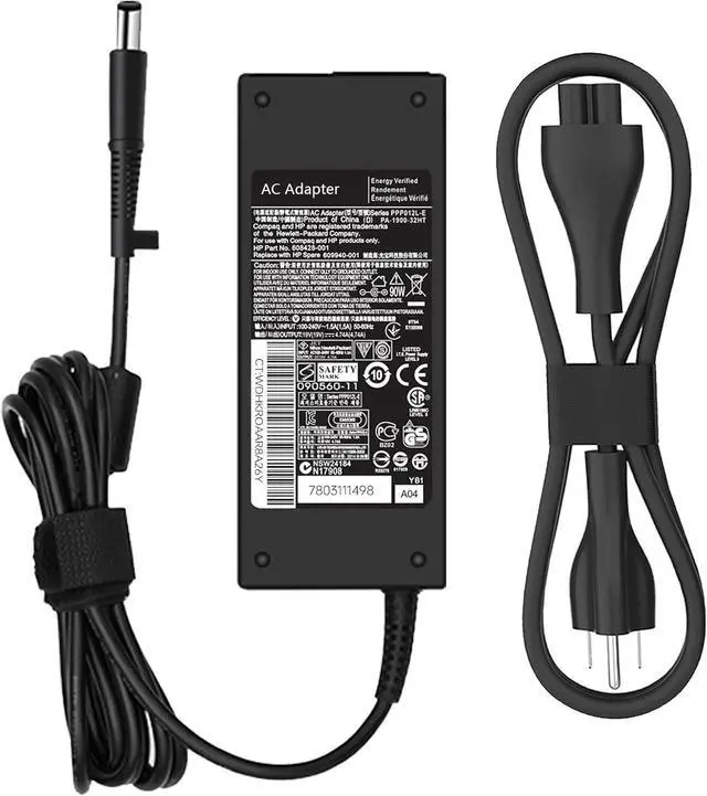 Main image of 90W 19V 4.74A AC Charger Compatible with HP 22-c0073w 22-df0003w 22-df0013w All-in-One Desktop 608428-001 609940-001 Laptop Power Supply Adapter
