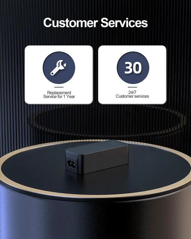 Alt view image 6 of 7 - USB C Charger for Lenovo Chromebook, (UL Certified Safety), 10Ft Length Durable Cable, Portable Design, 45W Fast Charging Adapter