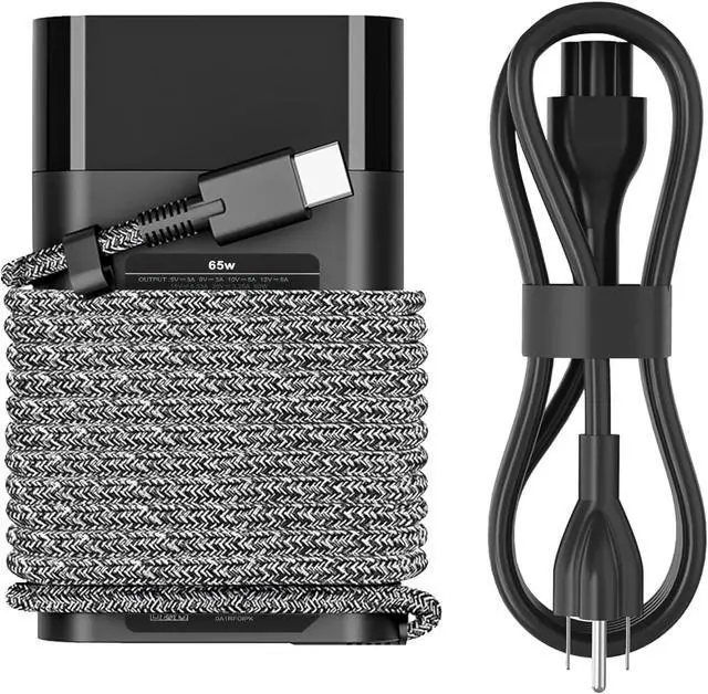 Main image of 65W 45W USB C Laptop Charger for HP Spectre x360, Chromebook X360, Envy, Elitebook x360, Pavilion, Elite x2,Type C Charger