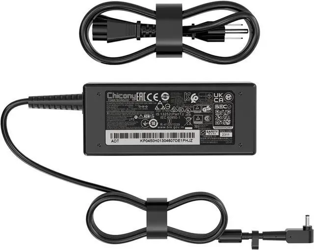 Main image of 45W Charger for Acer Aspire 3 A315-23 A315-24P A315-35 A315-34 A315-58 A315-58G A315-57G A315-44P A315-24 A315-59 A315-51P A315-23G A315-33 A314-22G A314-35 A317-53 A317-54 A317-55P Laptop Charger