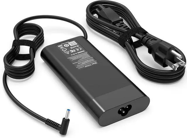 Main image of 200W Laptop Charger Compatible with HP Omen 15 17 Victus Pavilion Gaming Laptop 15 17 Zbook 17 G5 G6 Fury G10 G9 Create G7 Studio G10 G9 TPN-DA10 L00818-850 Power Supply Adapter