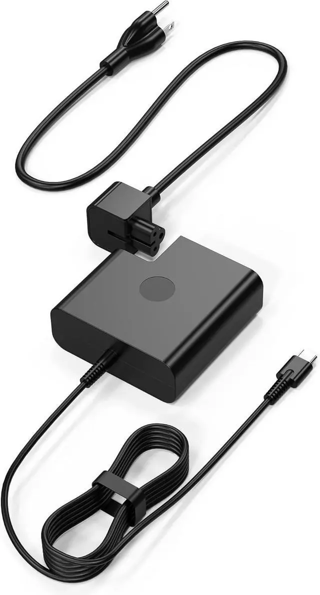 Main image of New Slim HP 65W USB C Laptop Charger Replacement for HP Spectre X360 EliteBook Pavilion,EliteBook,Chromebook,Envy Type C Chromebook Charger Compatible with P/N 925740-002