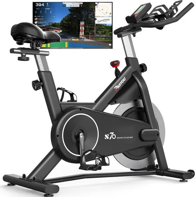 Main image of PASYOU Exercise Bike Stationary Bike Indoor Cycling Bike Ultra-Silent Stationary Bikes for Home Magnetic Exercise Bikes for Home Indoor Bike with LCD Monitor iPad Holder Cycle Bikes for Exercise