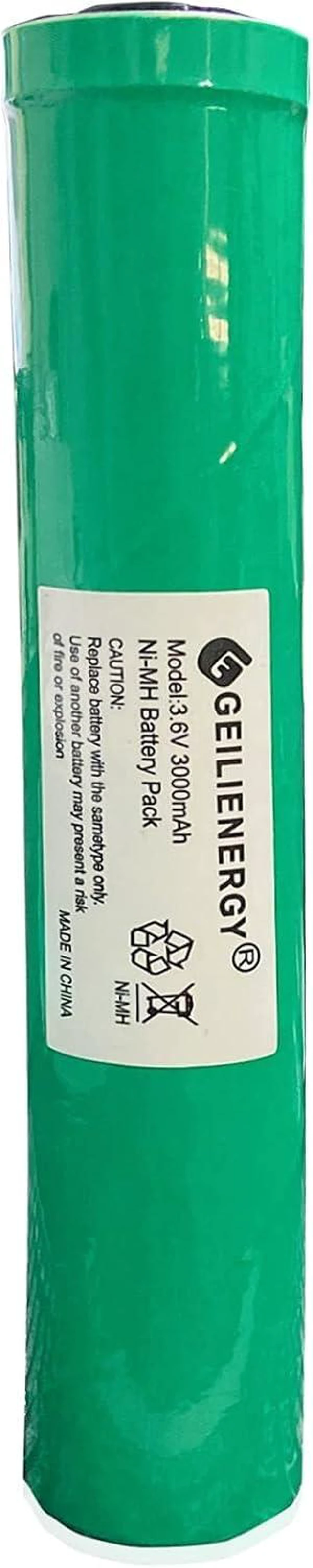 Alt view image 7 of 7 - 3.6V 3000mAh 75375 Battery (4PACK) Compatible with Stinger 75375 75175 75176 LED HP, XT,DS,PolyStinger, Pelican M9, FL126 Flashlight