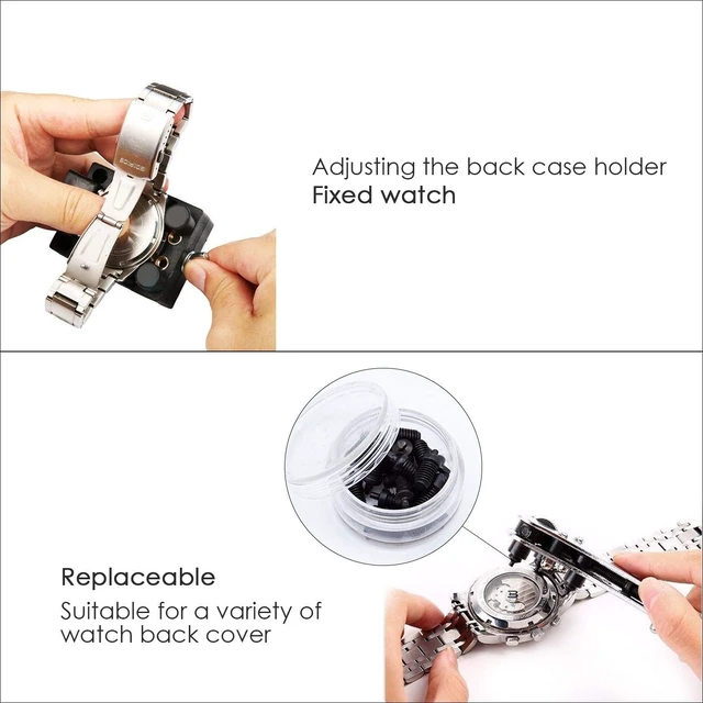 Alt view image 5 of 7 - (Total 70 pcs AG0 AG1 AG3 AG4 AG7 AG10 AG13 Alkaline Assorted AG 1.5V Button Cell Battery Single Use Watch Toys Remotes Come with 147 pcs Watch Repair Tool Kit