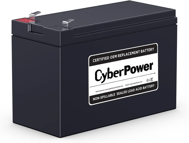 Alt view image 2 of 4 - CyberPower RB1280 UPS Replacement Battery Cartridge, Maintenance-Free, User Installable, 12V/7.2Ah