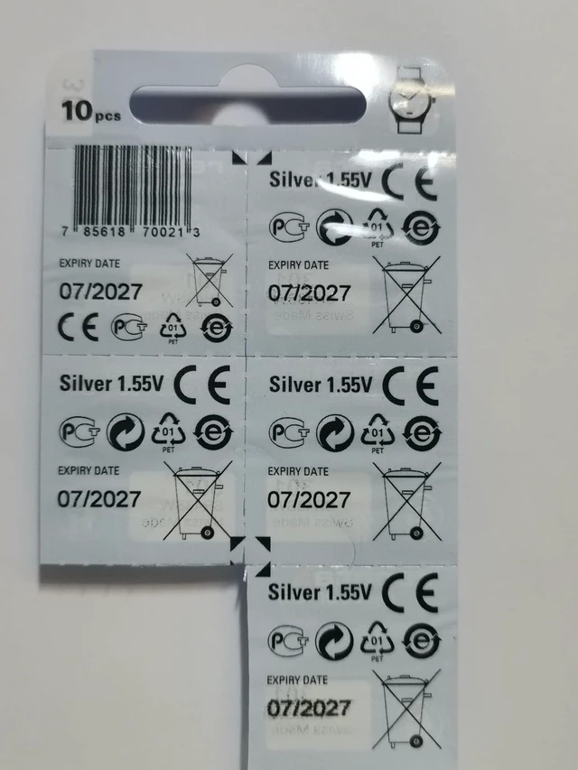 Alt view image 3 of 3 - Renata Batteries 391 Silver Oxide Watch Battery (5 Pack)