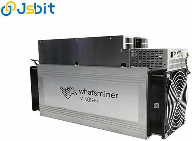 Main image of New WhatsMiner M30S++ 104TH/s ASIC Miner 3224W Bitcoin BTC Mining With Power Supply