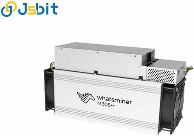 Main image of New WhatsMiner M30S++ 104TH/s ASIC Miner 3224W Bitcoin BTC Mining With Power Supply