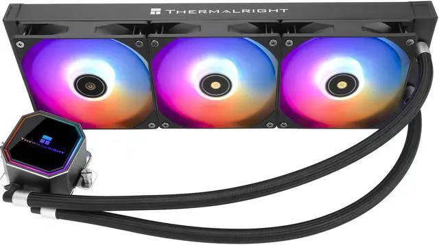 Alt view image 4 of 5 - Thermalright Frozen Prism 360 Black ARGB AIO Water Cooler,Liquid CPU Cooler, 3×120mm PWM Fans Water Cooling System,1850RPM High Speed,Compatible With AMD/AM4/AM5 & Intel LGA1151/1200/1366/2011/1700