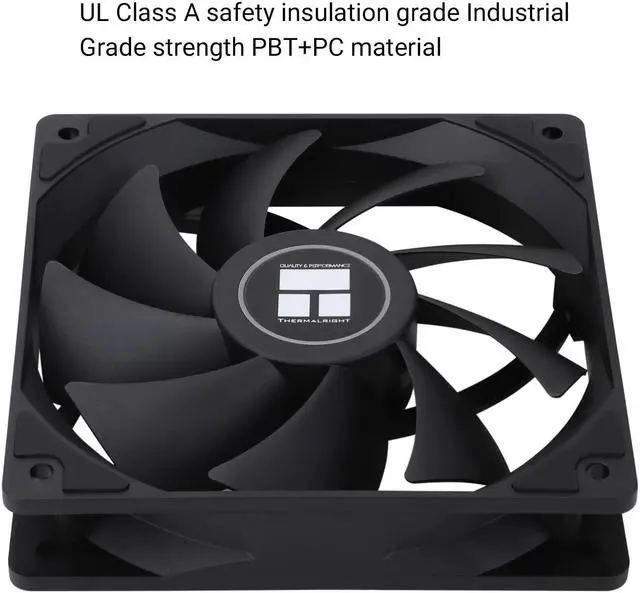 Alt view image 5 of 7 - Thermalright TL-C12C CPU Fan 120mm Case Cooler Fan, 4Pin PWM Silent Computer Fan With S-FDB Bearing Included, up to 1550RPM Cooling Fan