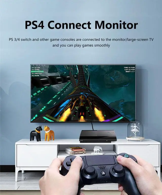 Alt view image 6 of 7 - 2-Pack DVI to HDMI Bi-Directional Adapter, AUBEAMTO DVI 24+1 Male to HDMI Female Converter, Support 1080P, 3D for PS3,PS4,TV Box,Blu-ray,Projector,HDTV