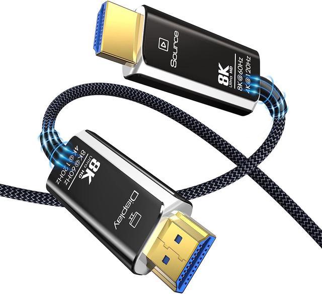 AUBEAMTO CL3 8K Fiber Optic HDMI 2.1 Cable 16Feet, Supports Ultra