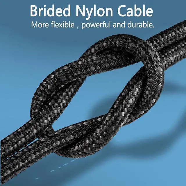 Alt view image 4 of 7 - 240W USB4 Cable 1.64FT, 8K PD3.1 USB Type C Fast Charging Cable, Support 8K/6K@60Hz & 40Gbps Transfer USB 4.0 Video Cord for Thunderbolt 3/4, MacBook Pro/Air, Samsung S22, eGPU, Docking, GaN Charger