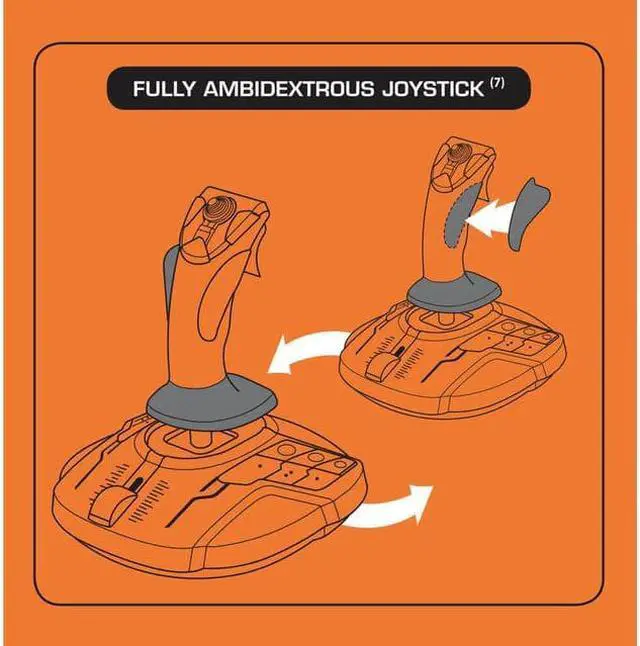 Alt view image 5 of 7 - Thrustmaster T16000M FCS Flight Stick for PC, VR
