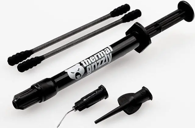 Alt view image 2 of 6 - Thermal Grizzly Conductonaut - Aluminum, Thermal Paste Based on Liquid Metal - Not Suitable for Large Cooling Systems - Liquid Metal Thermal Paste for Cooling The CPU, GPU (5 Gram)