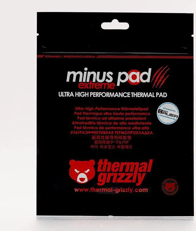 Alt view image 4 of 6 - Thermal Grizzly TG-MPE-120-20-10-R  Minus Pad Extreme 120 x 20 x 1.0 mm