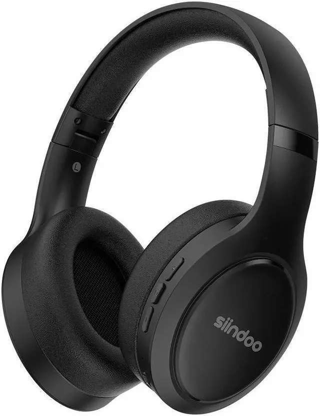 Main image of Bluetooth Headphones Over-Ear, 40 Hours Playtime Foldable Lightweight Wireless Headphones Hi-Fi Stereo with , Bass Adjustable Headset with Built-in HD Mic for PC/Smartphone